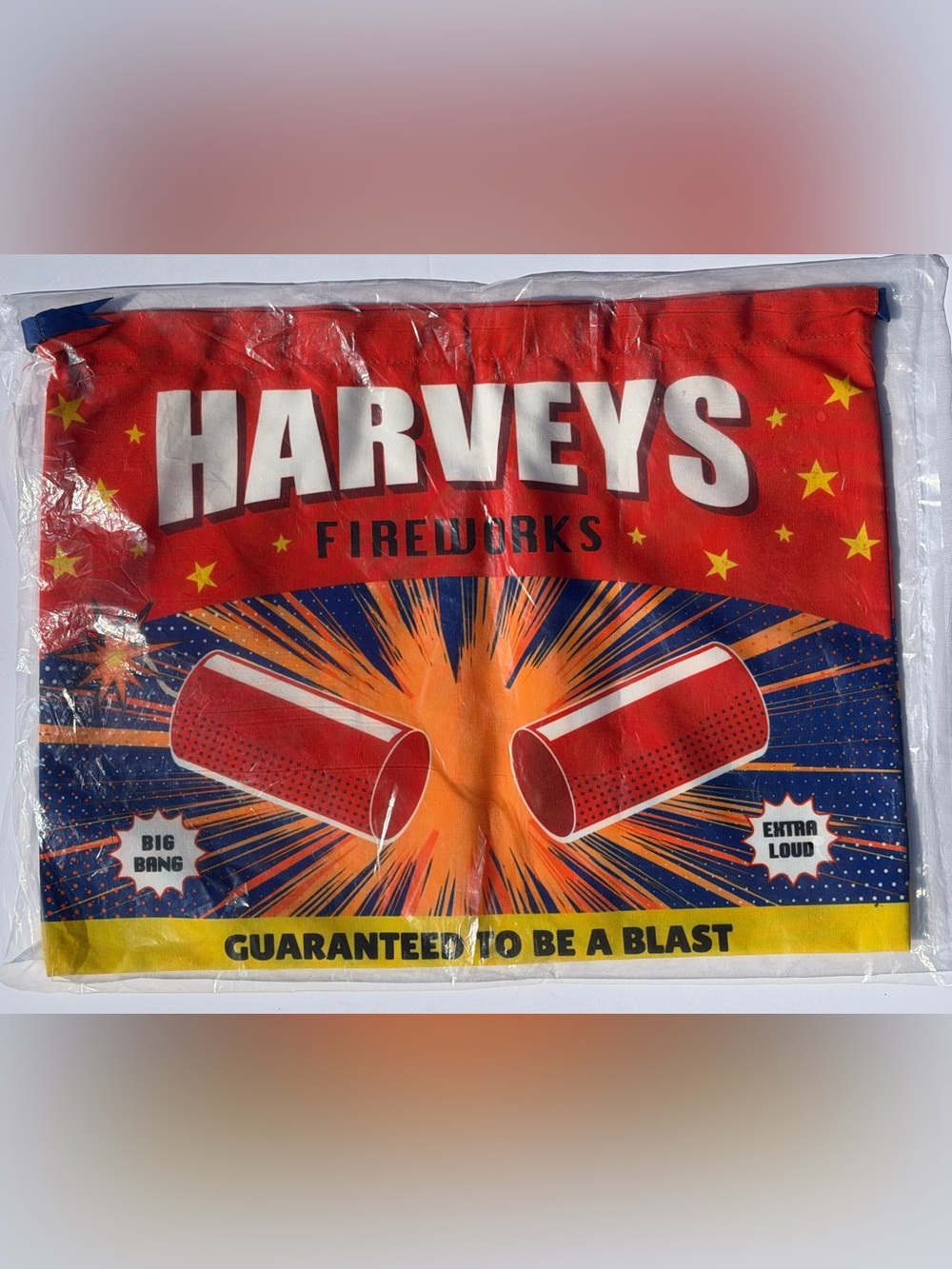 Harveys Seatbelt Bags Firework Spangled Dust Bag Purse Tote Storage 4th July